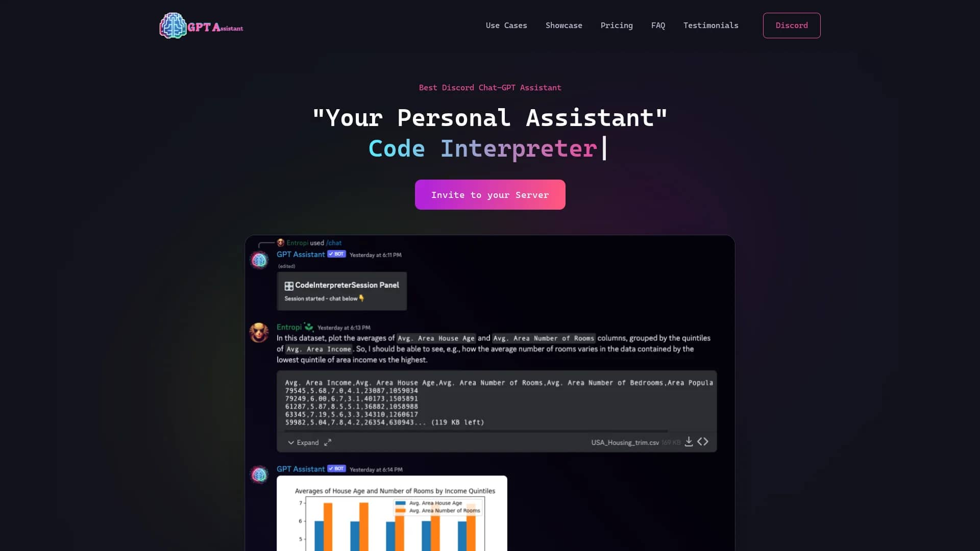 gptassistant homepage