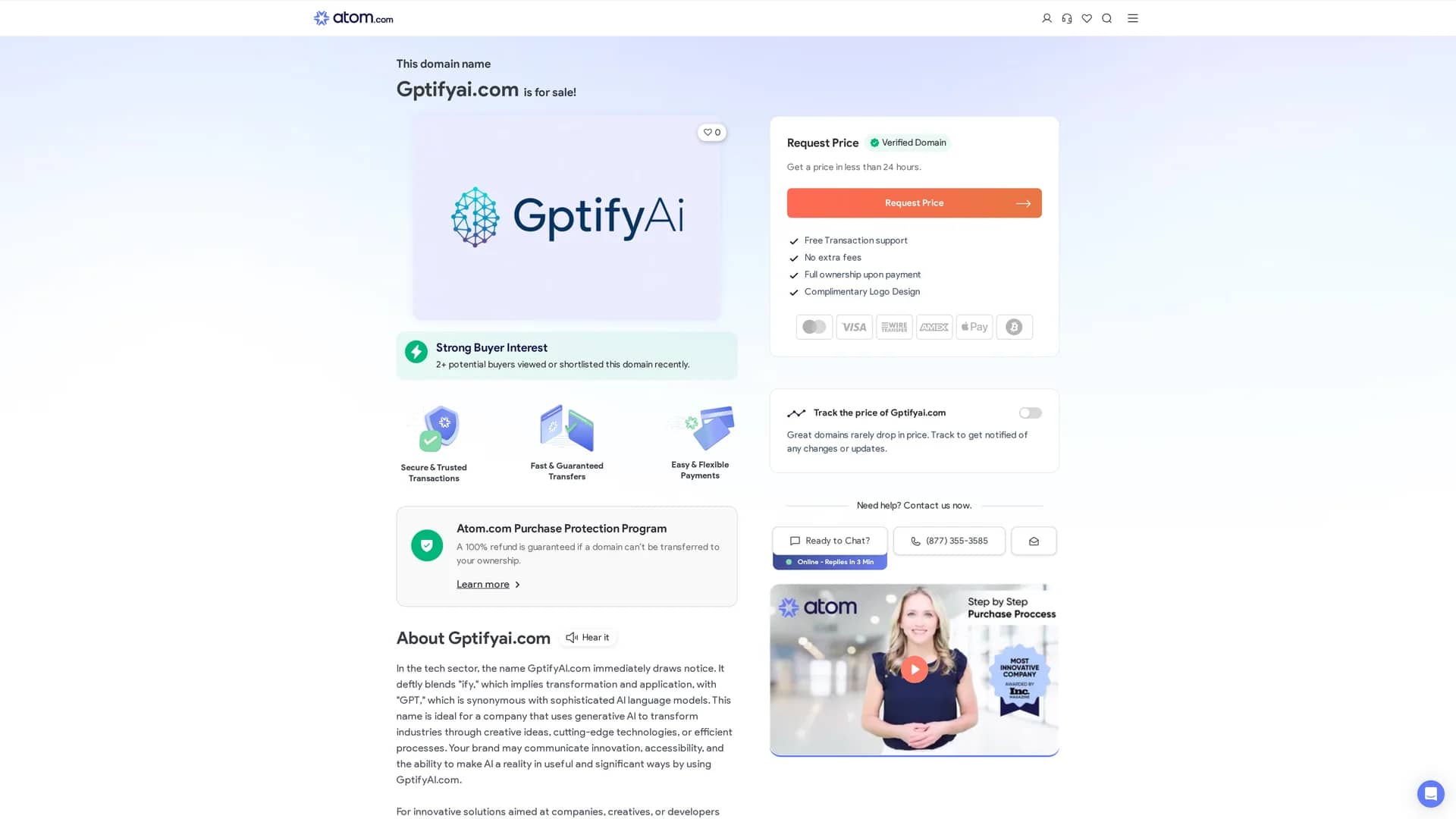 gptify homepage