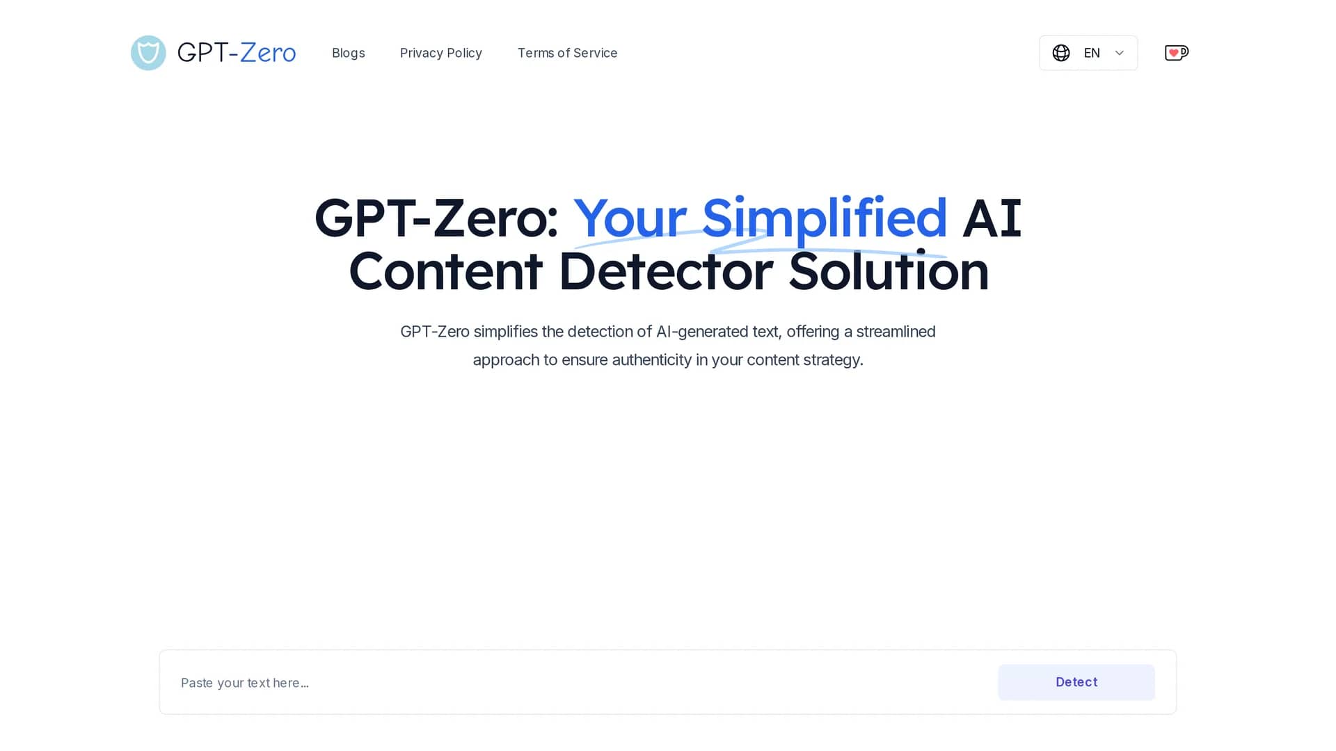 gptzero-cc homepage