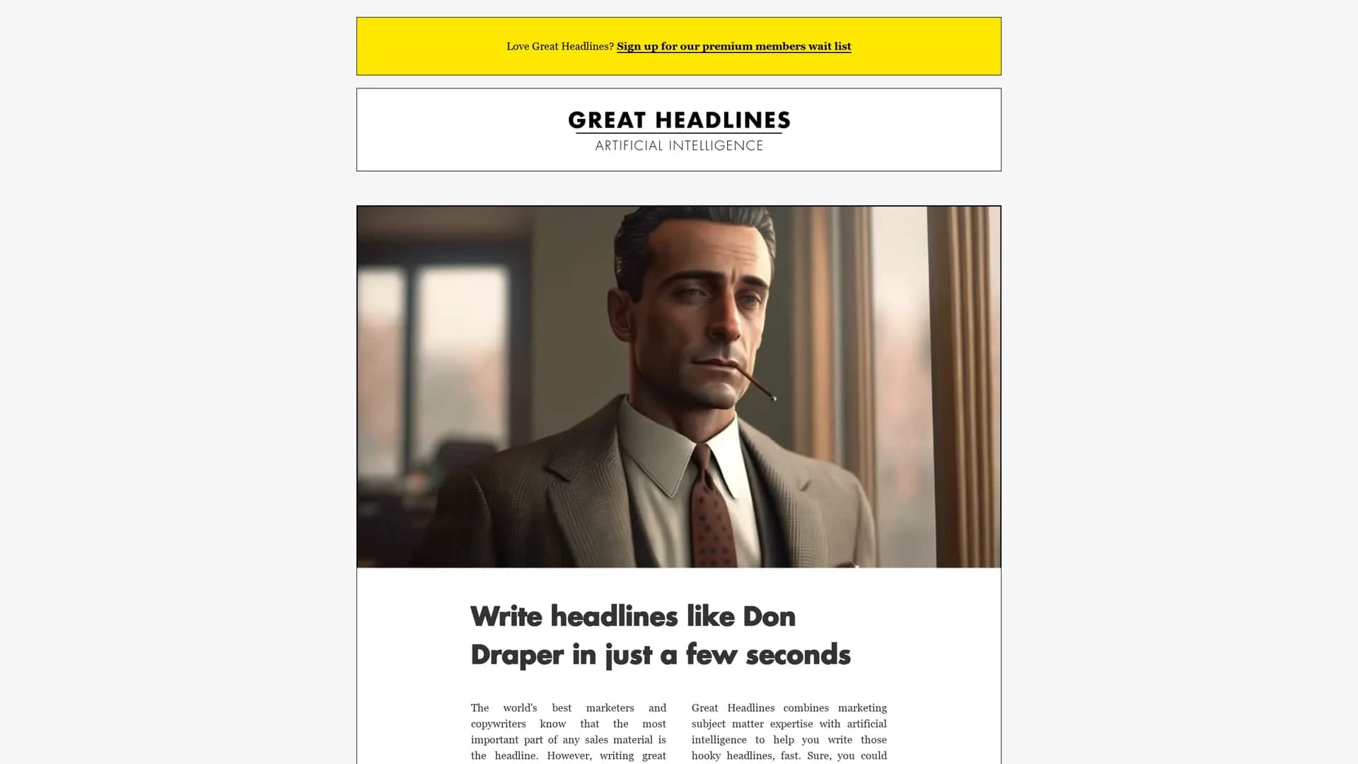 great-headlines homepage