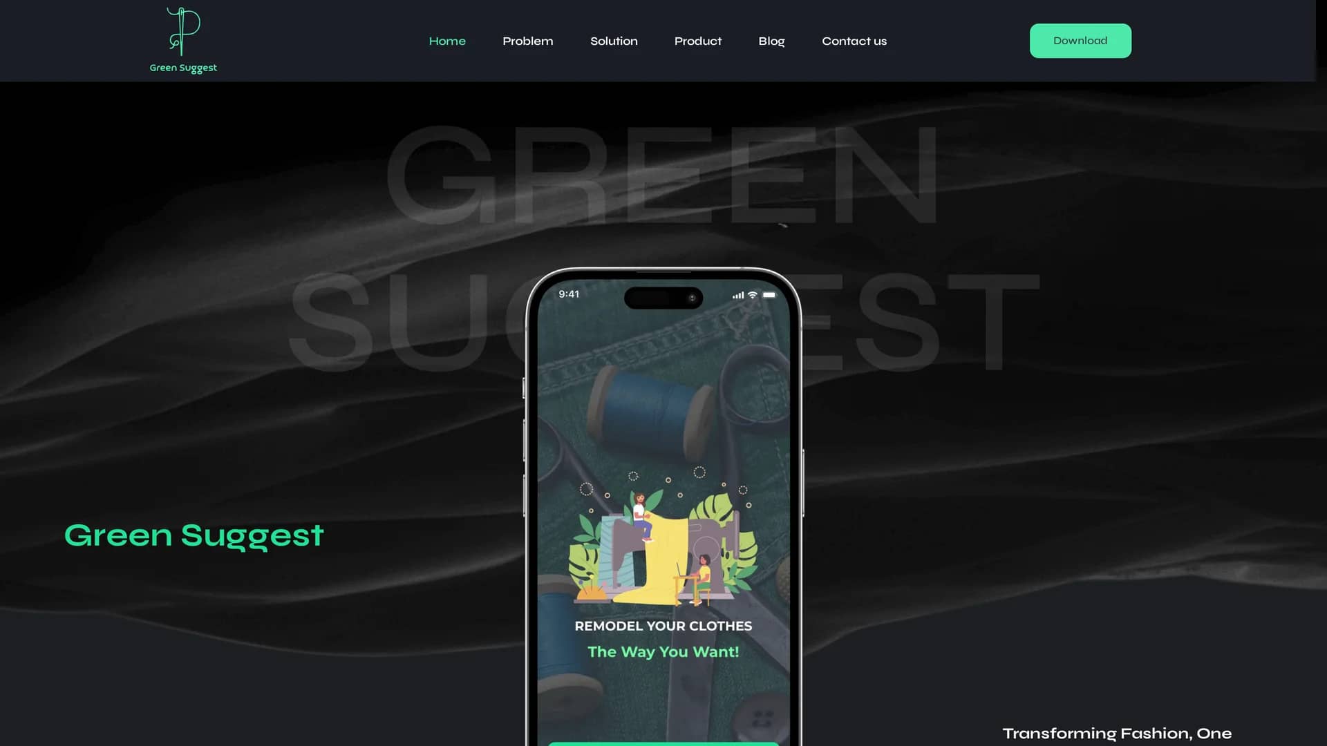 green-suggest homepage