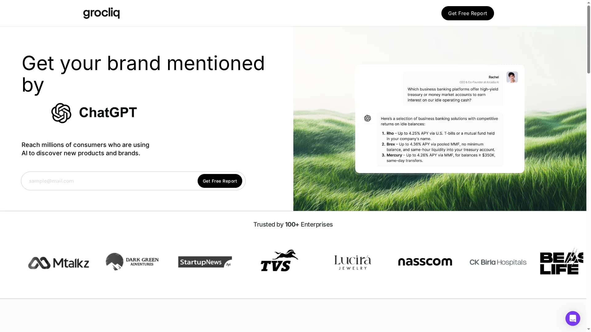 grocliq homepage