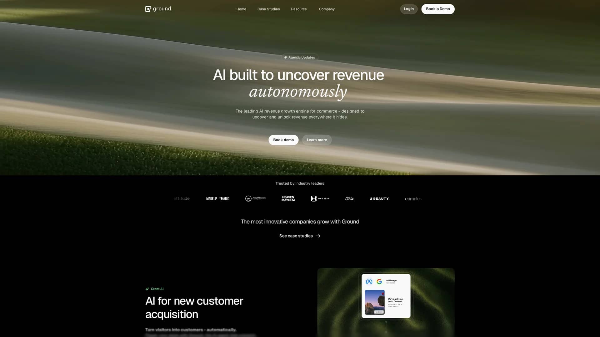 ground homepage