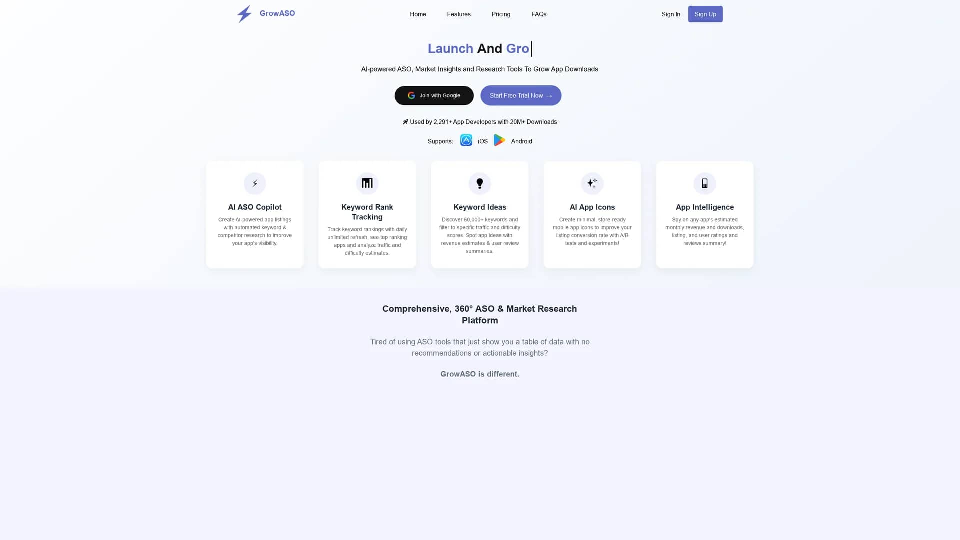growaso homepage