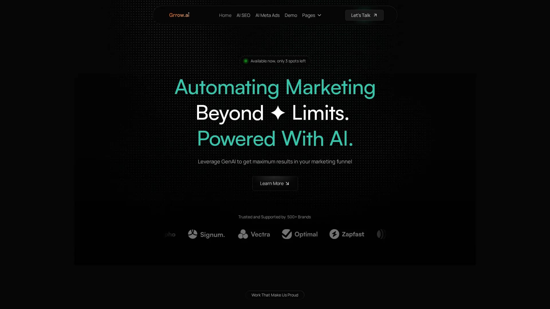 grrow homepage