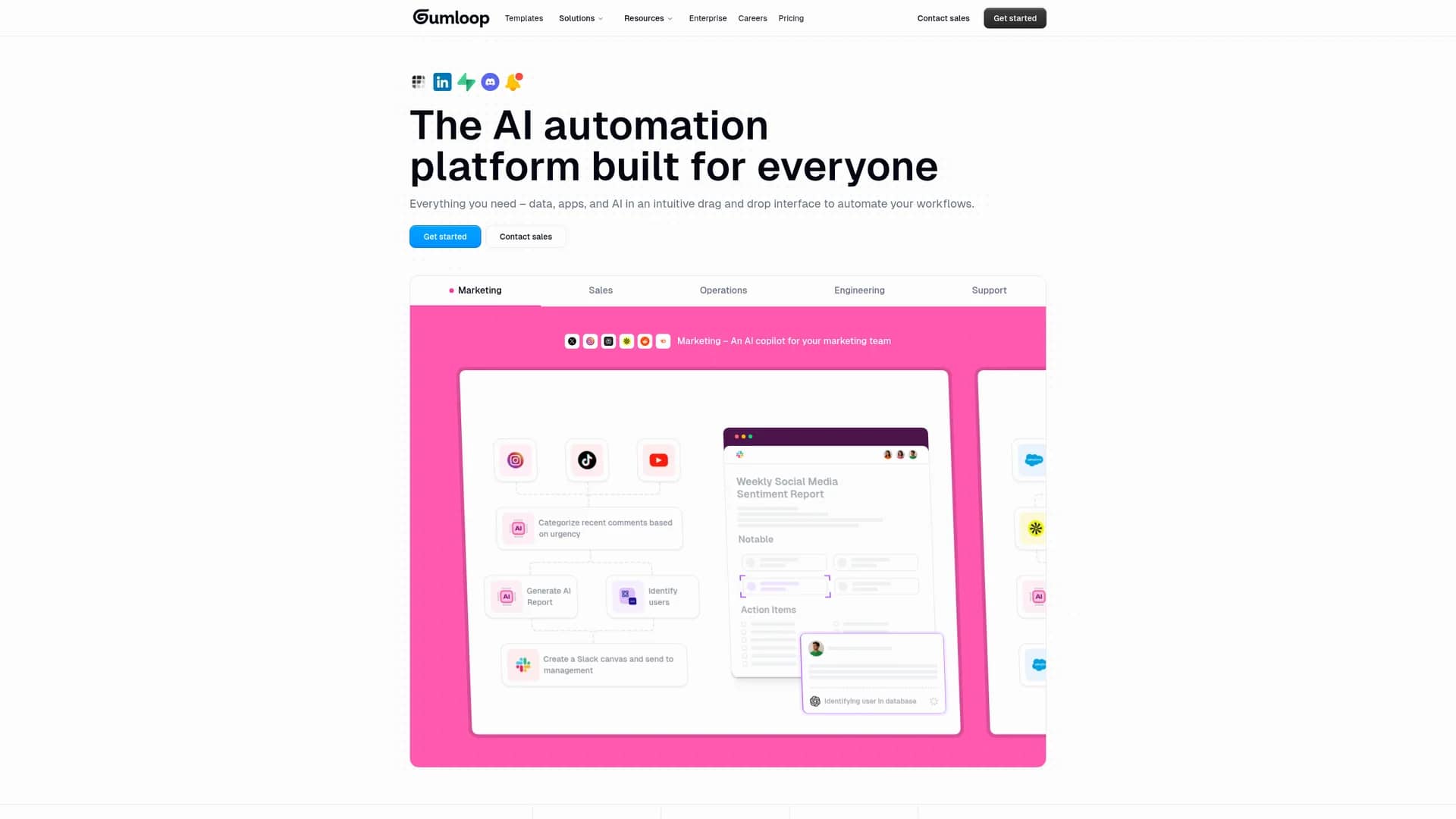 gumloop homepage