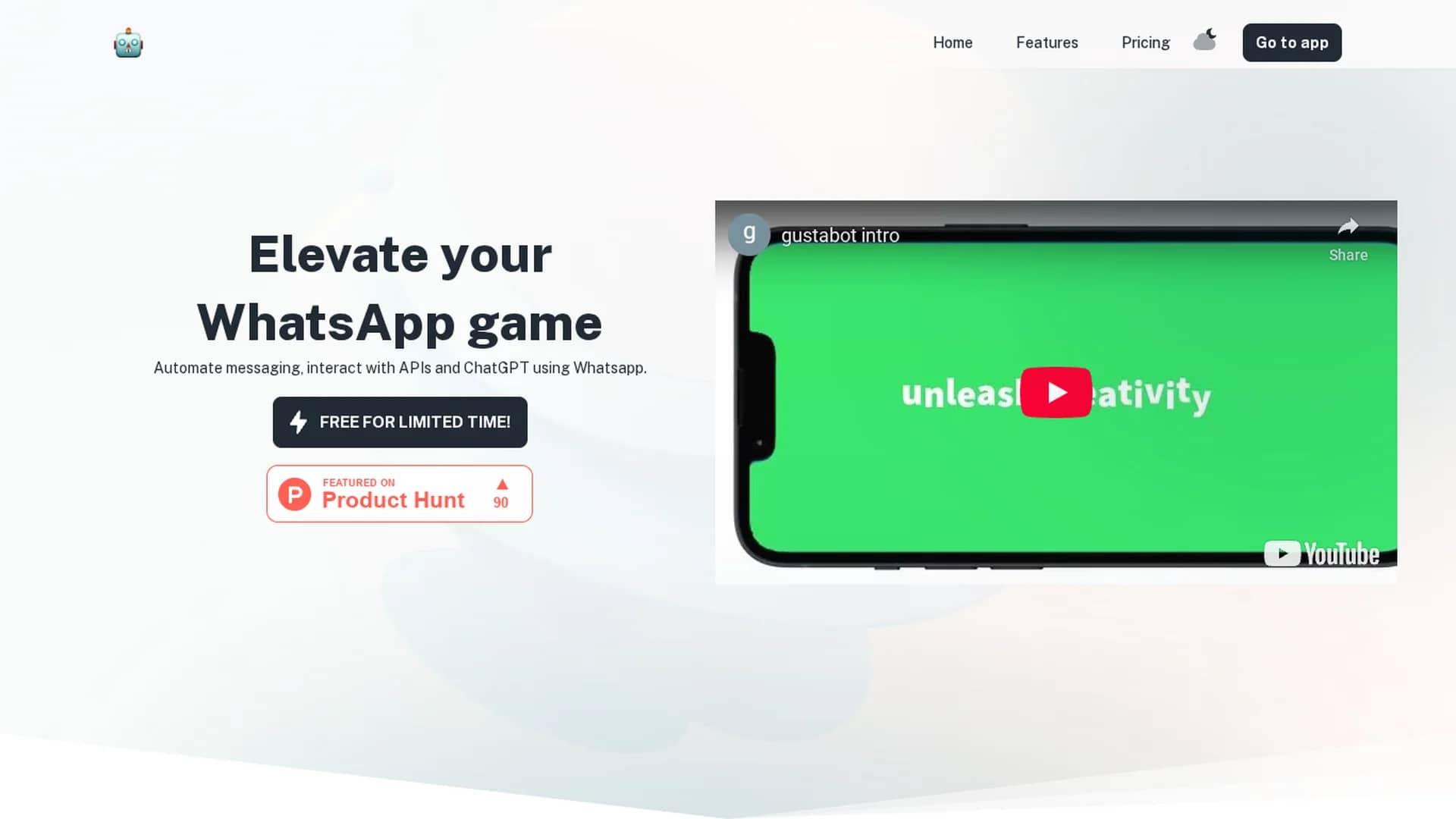 gustabot homepage