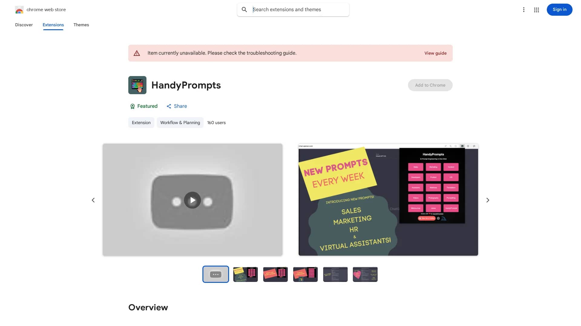 handyprompts homepage