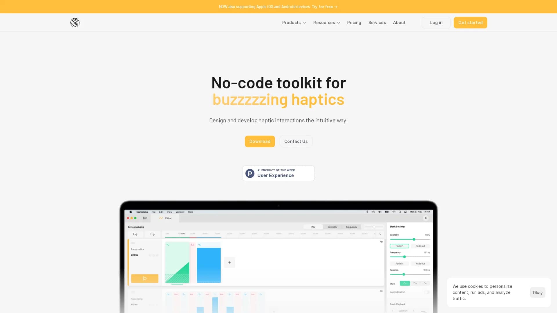 hapticlabs homepage