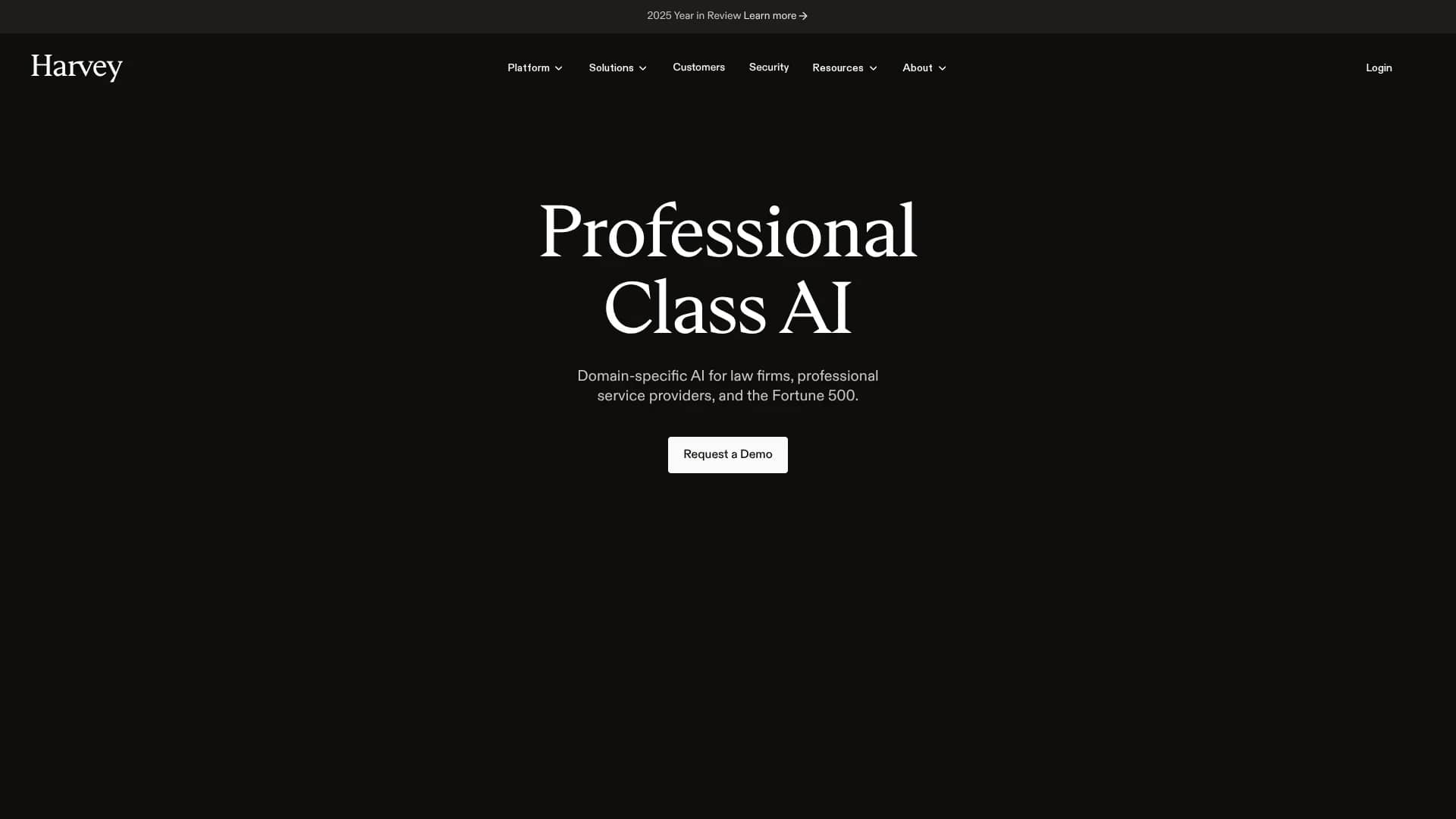 harvey-ai homepage