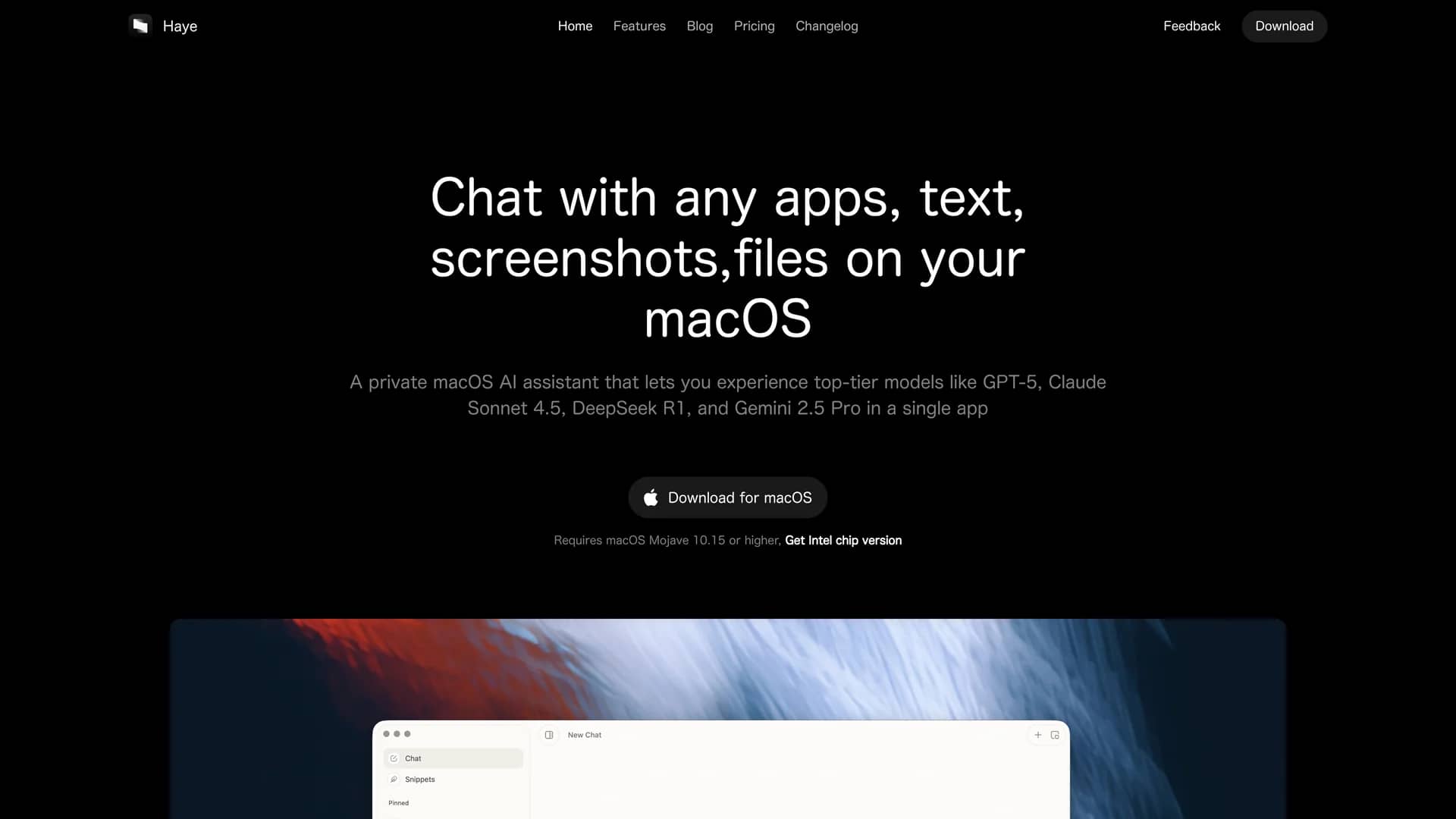haye homepage