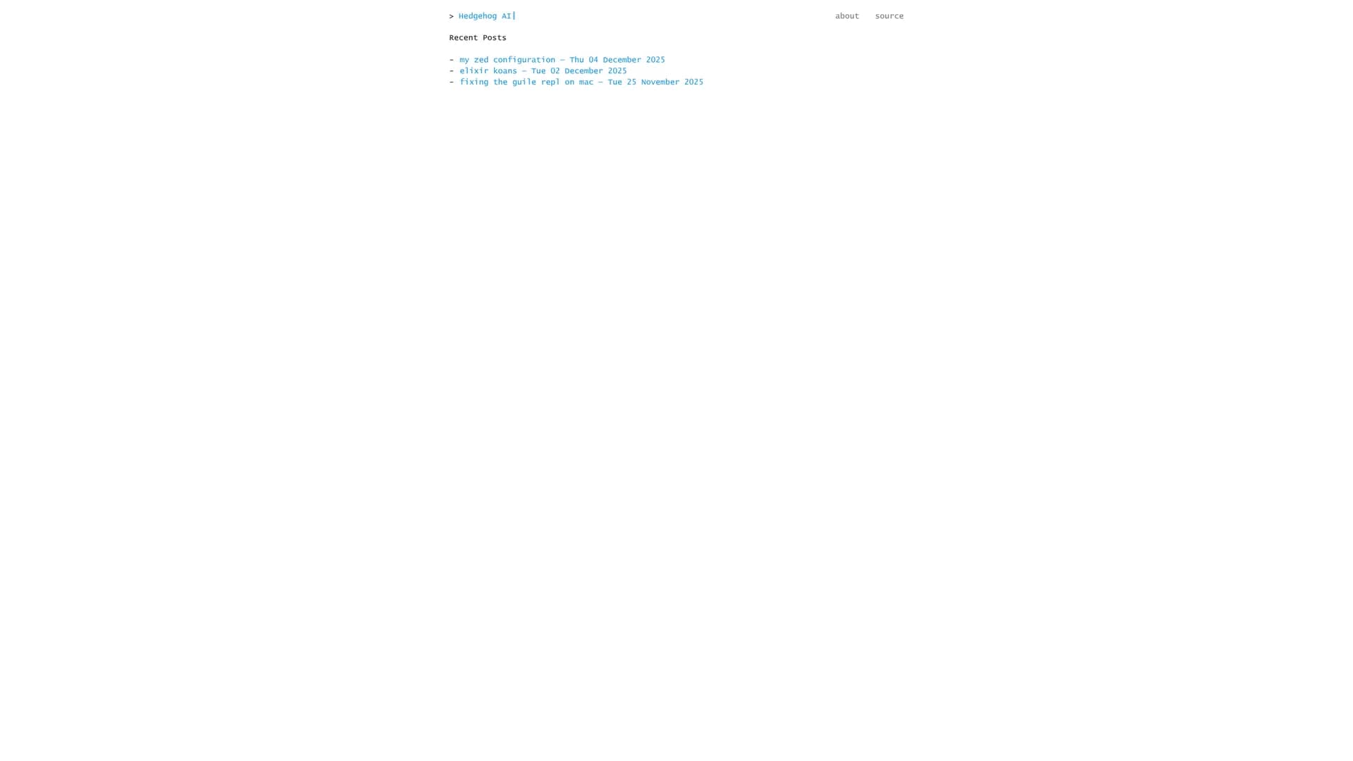 hedgehog-ai homepage