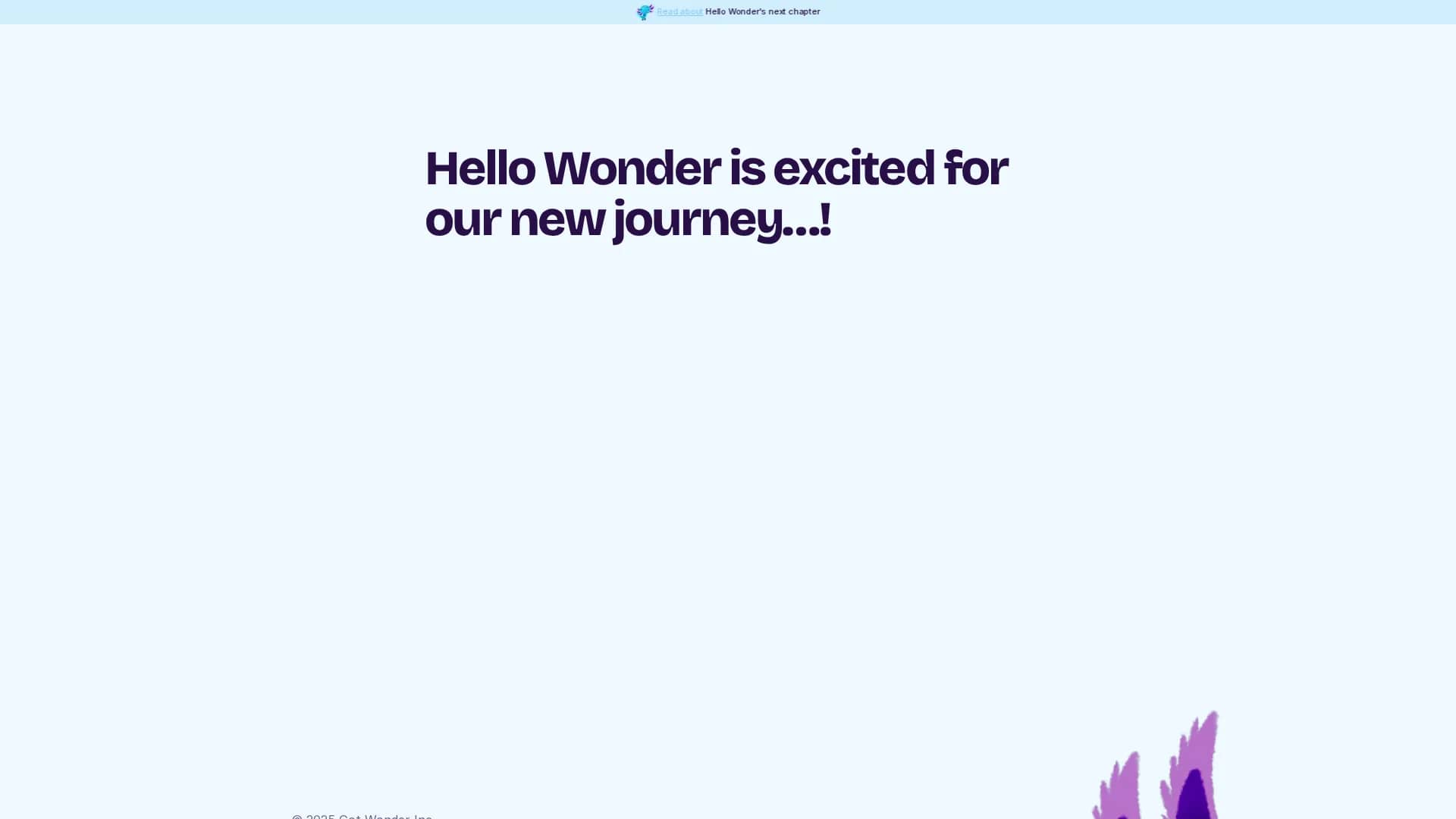 hello-wonder homepage
