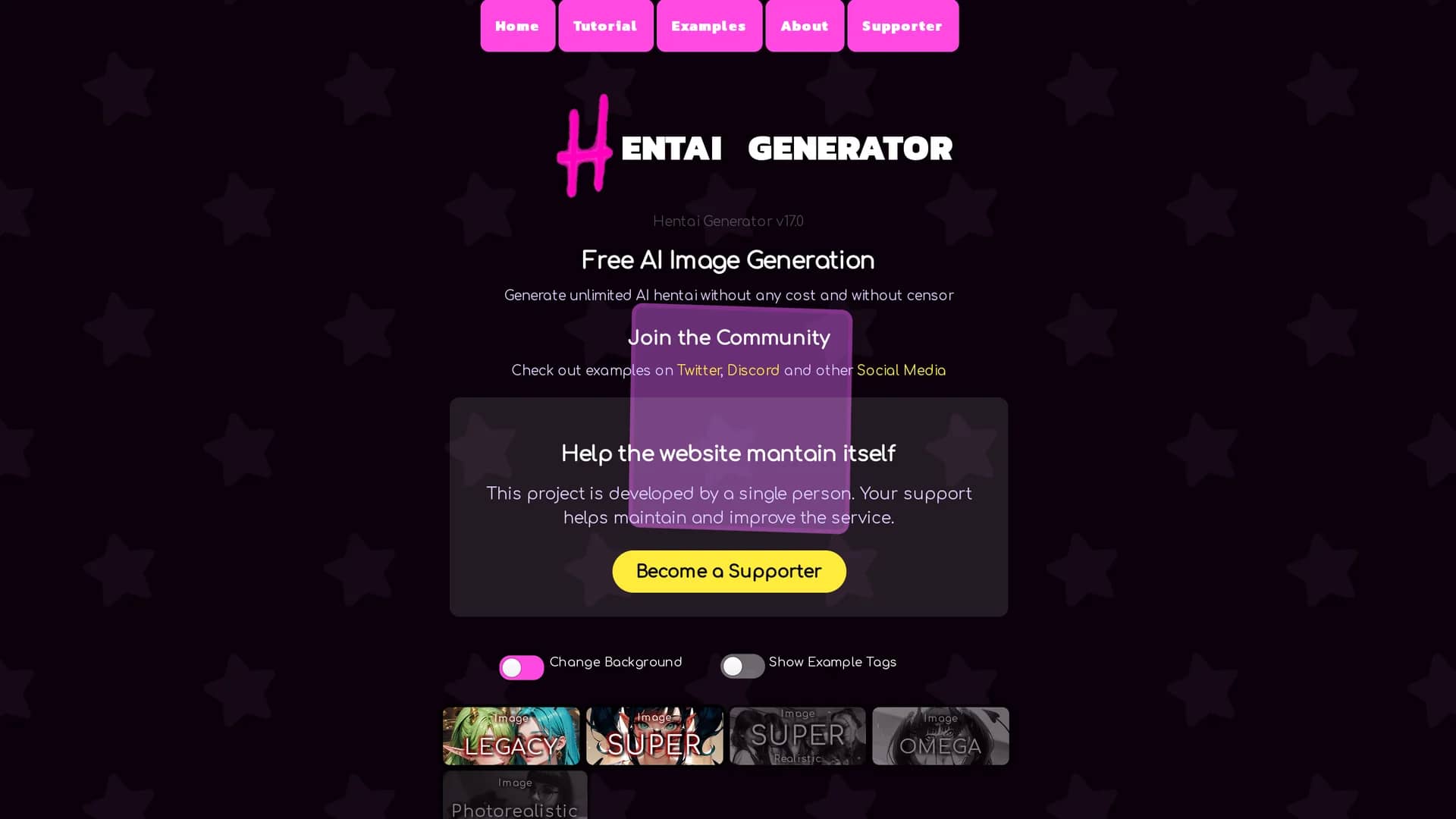 hentai-generator homepage