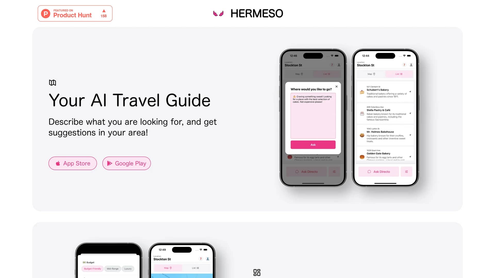 hermeso homepage