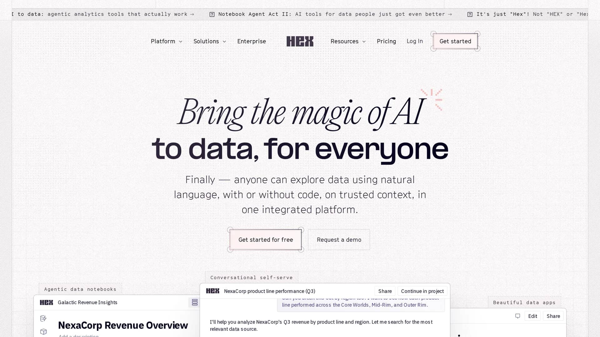 hex homepage