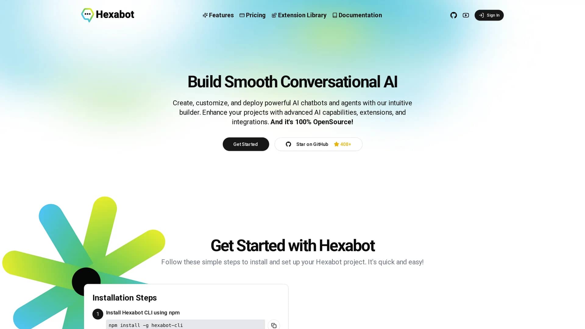 hexabot homepage