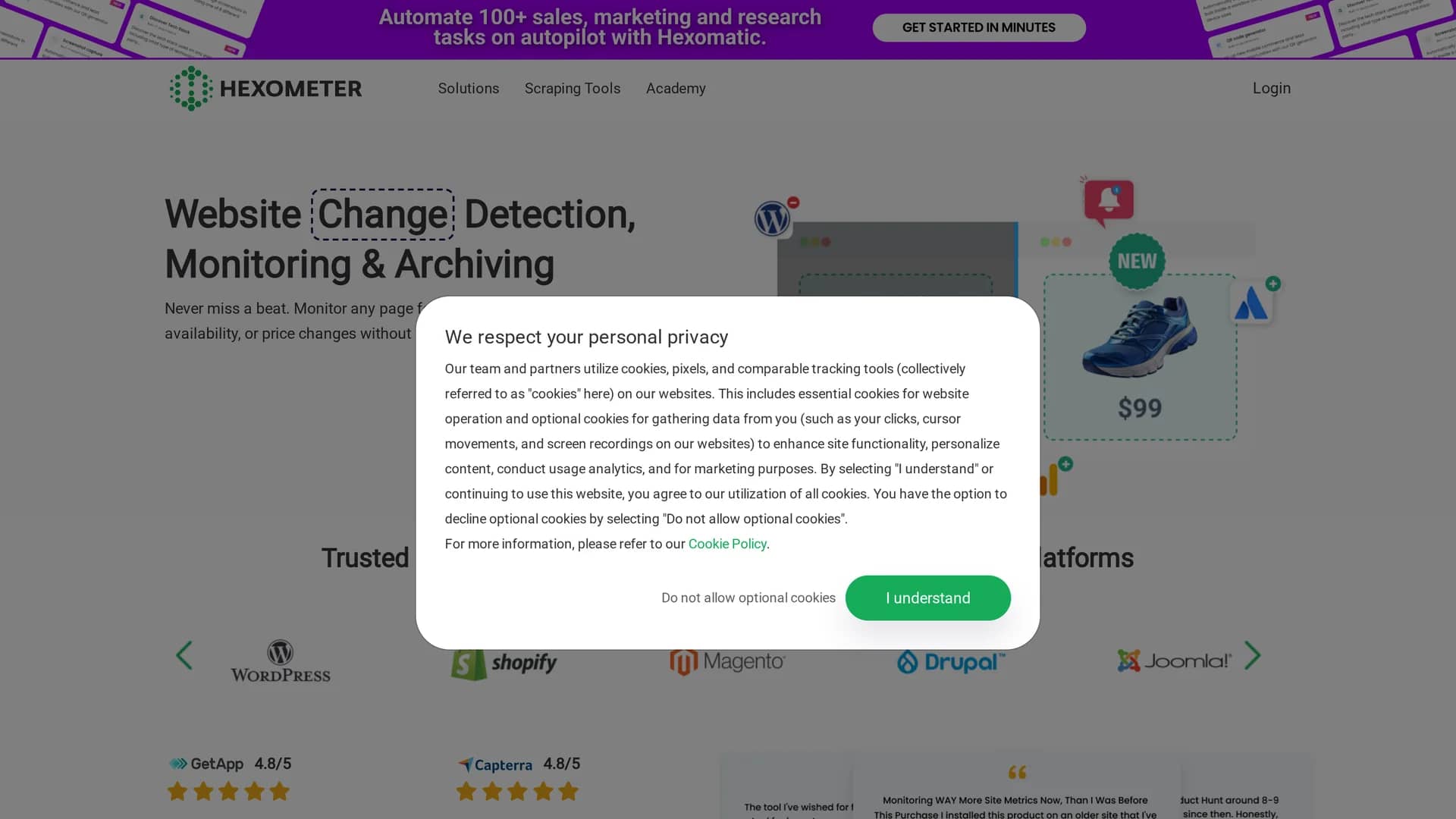 hexometer homepage
