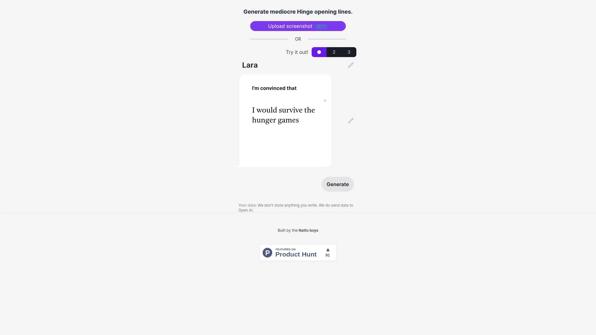 hingegpt homepage