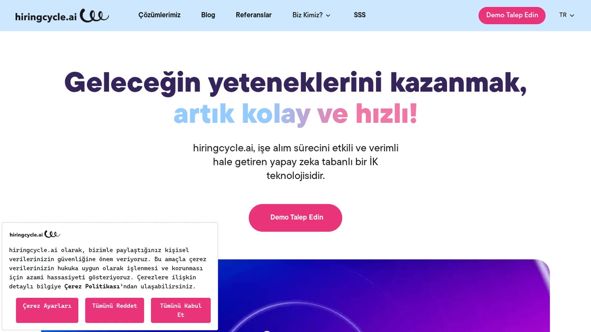 hiringcycle-ai homepage