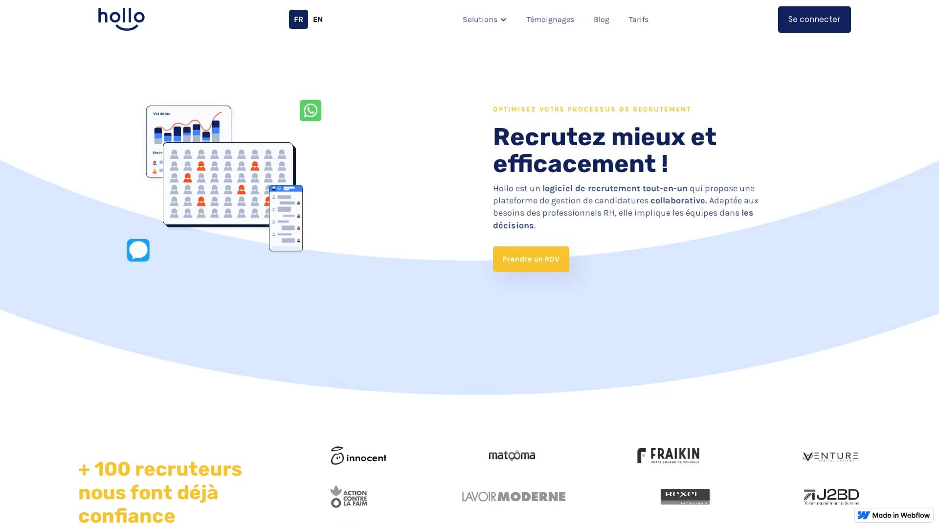 hollo homepage