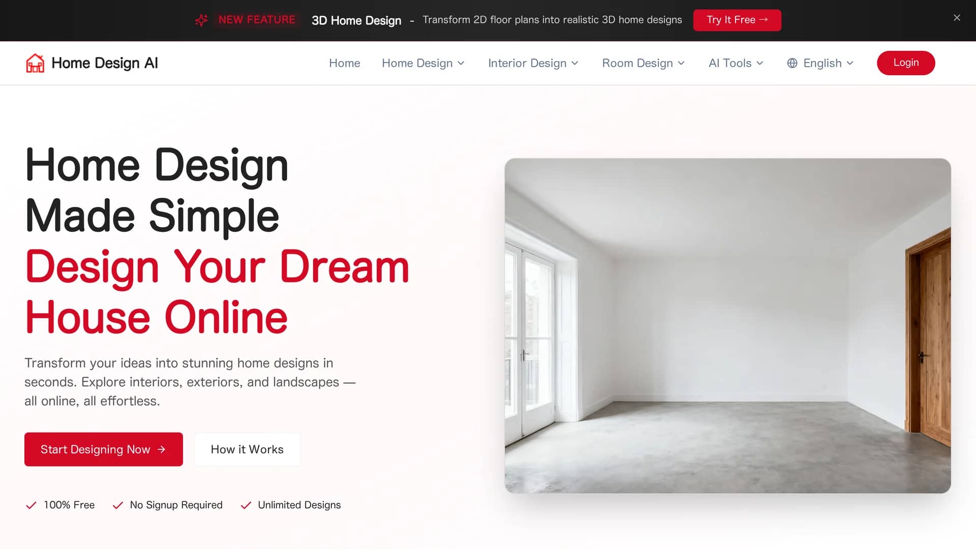 home-design-ai homepage