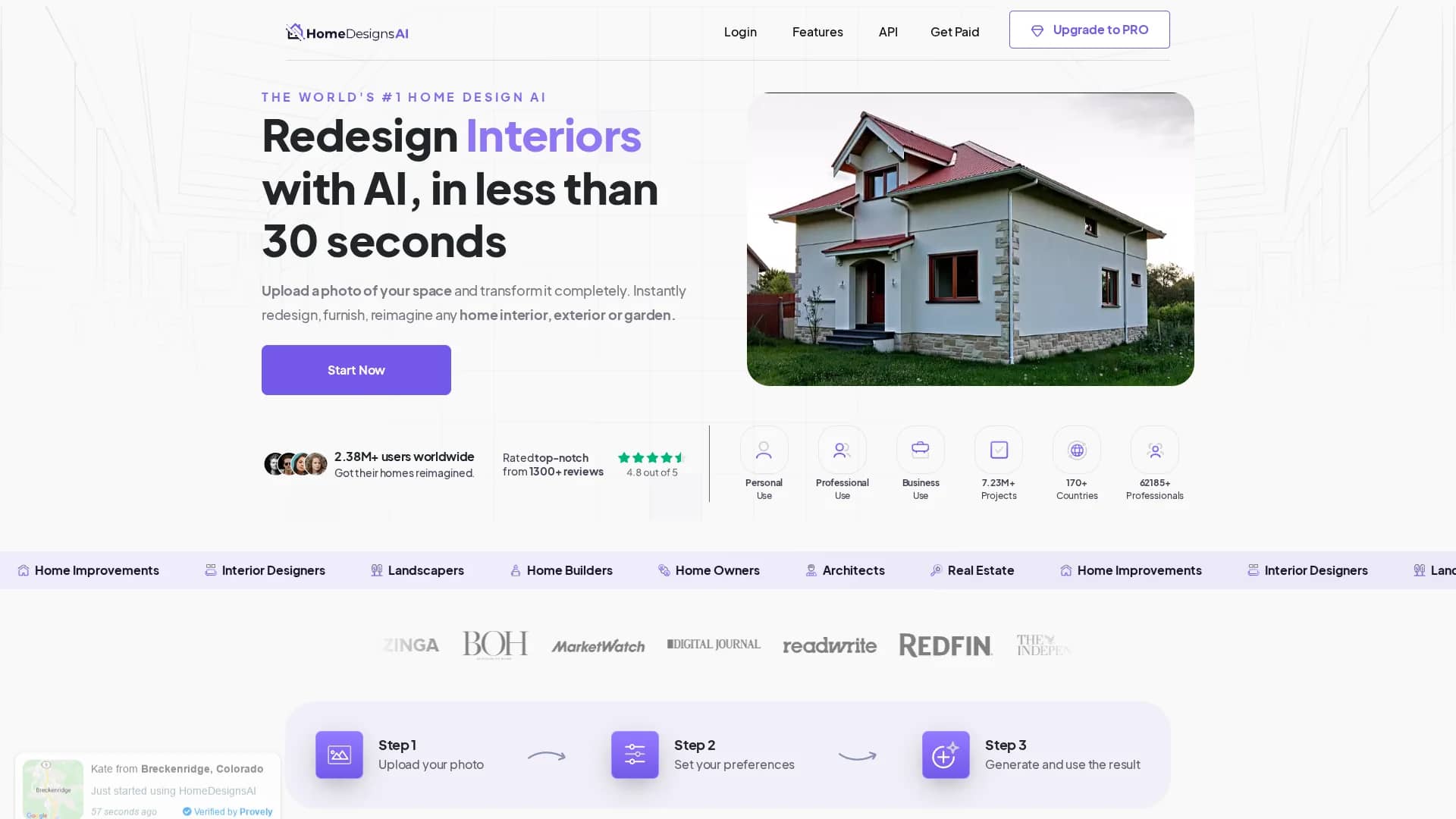 homedesignsai homepage