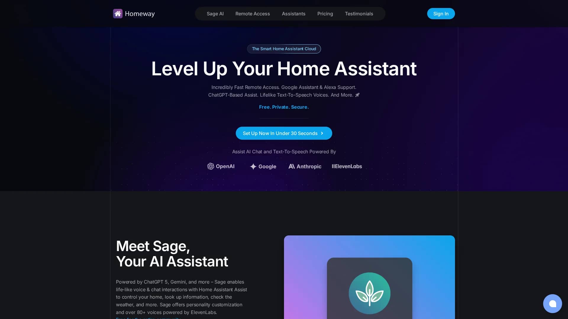 homeway homepage