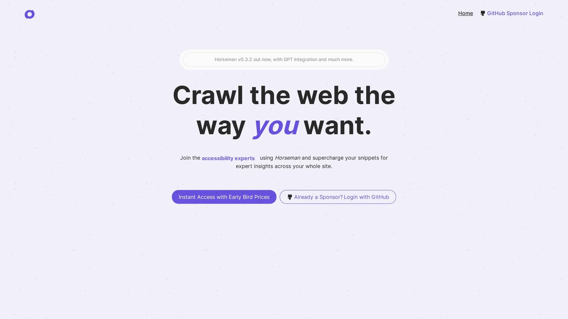 horseman homepage