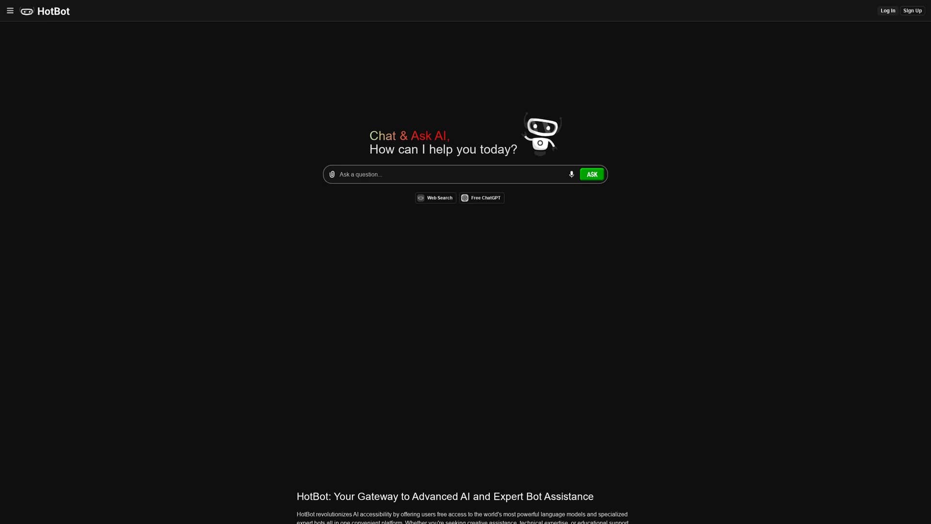 hotbot homepage