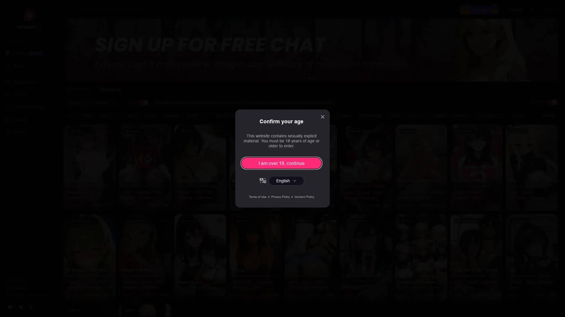 hotchat-ai homepage