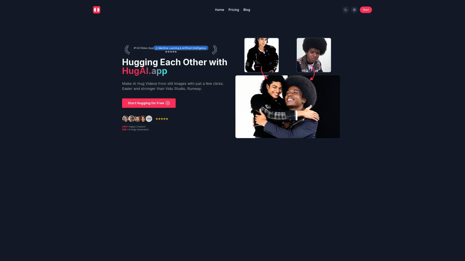 hug-ai homepage