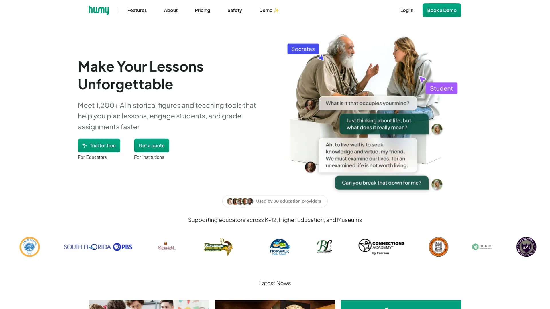 humy-ai homepage