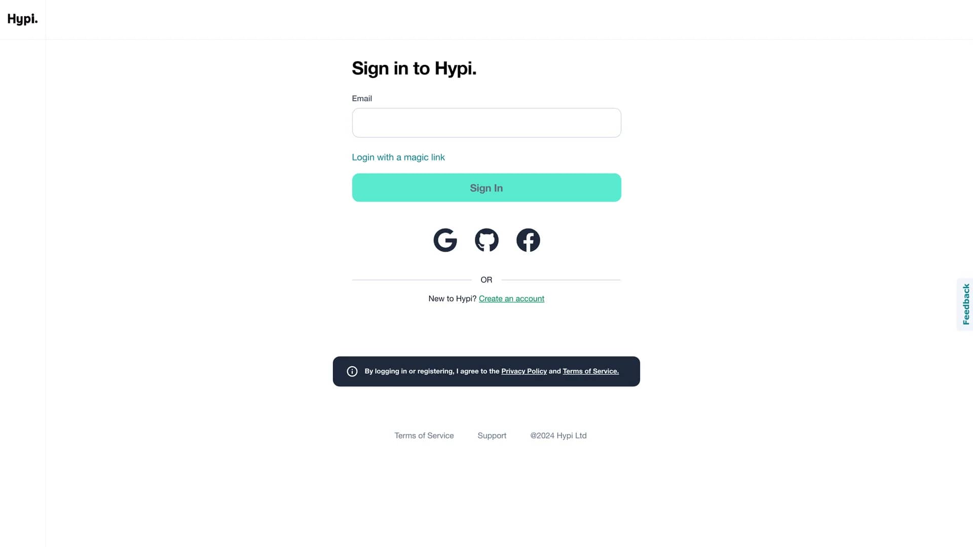 hypi-app homepage