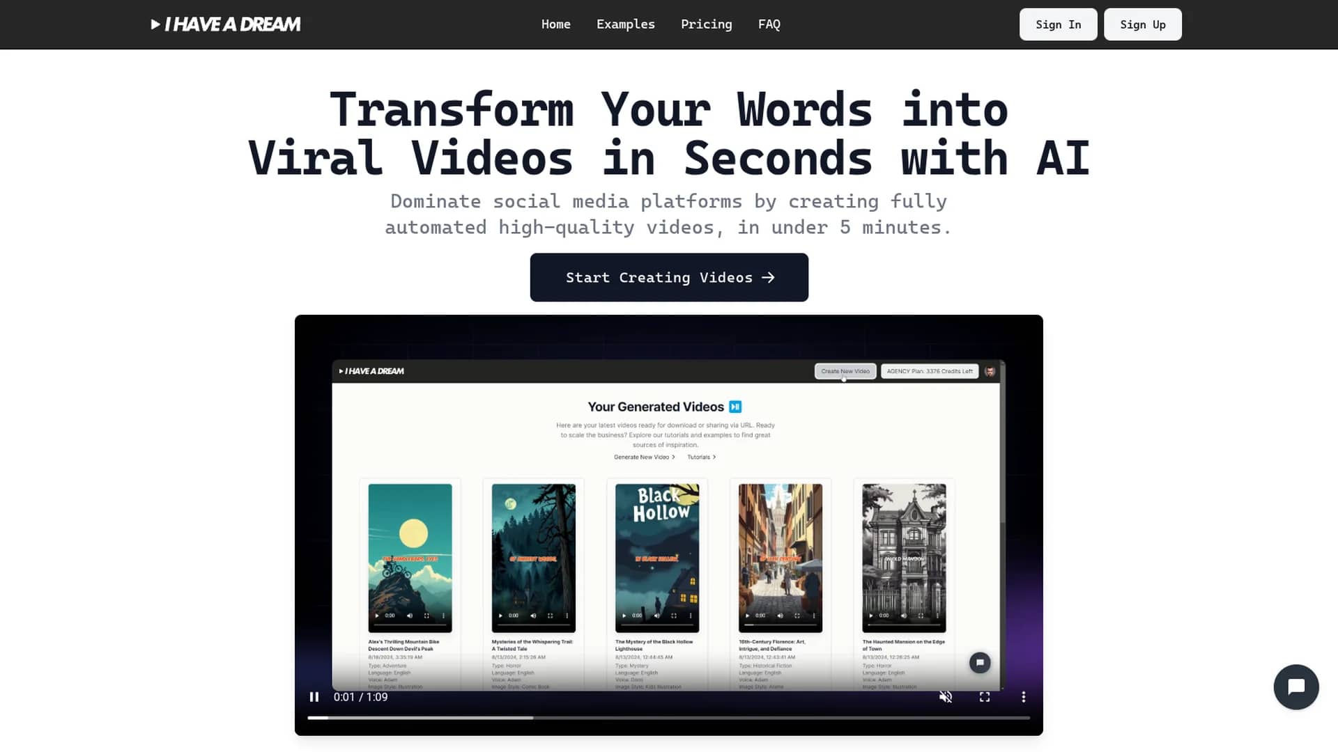 i-have-a-dream homepage