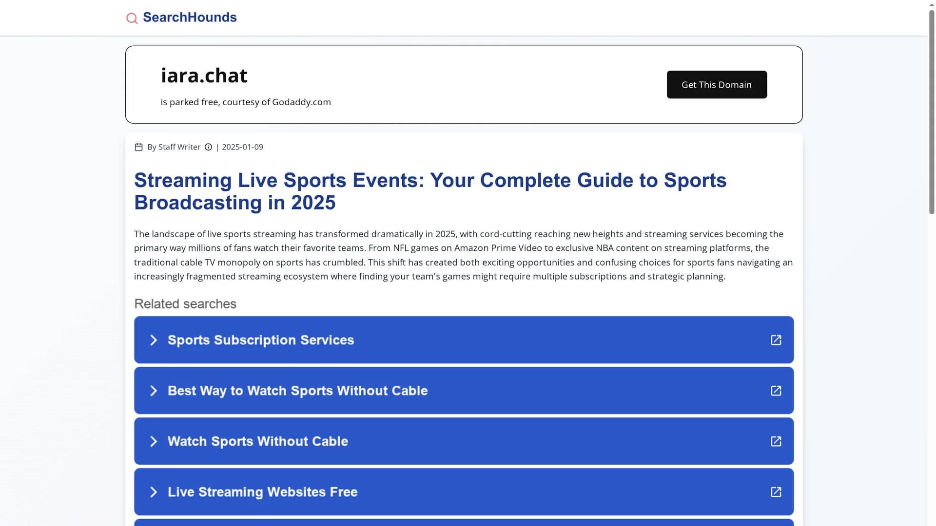 iara-chat homepage