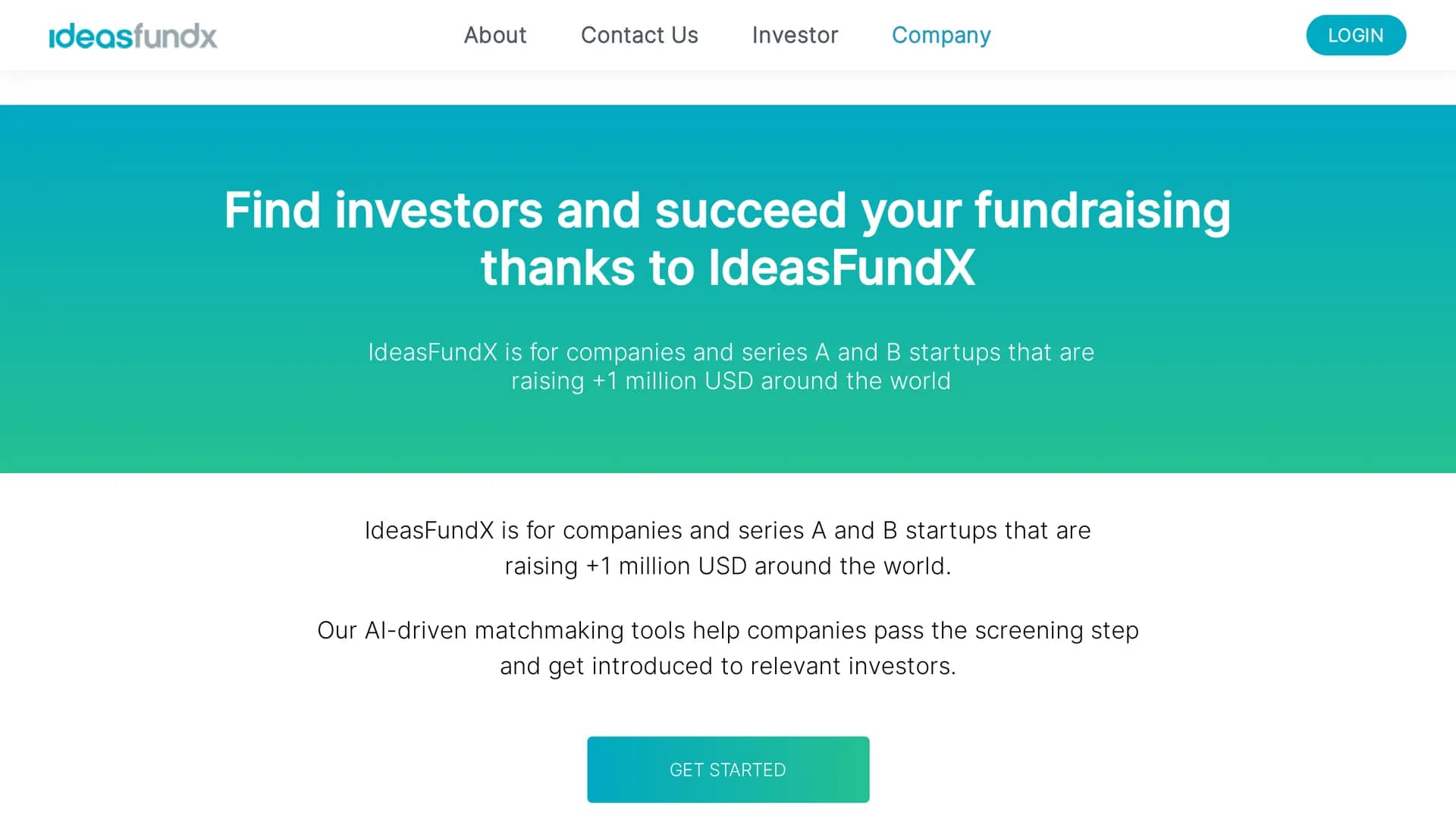 ideasfundx homepage