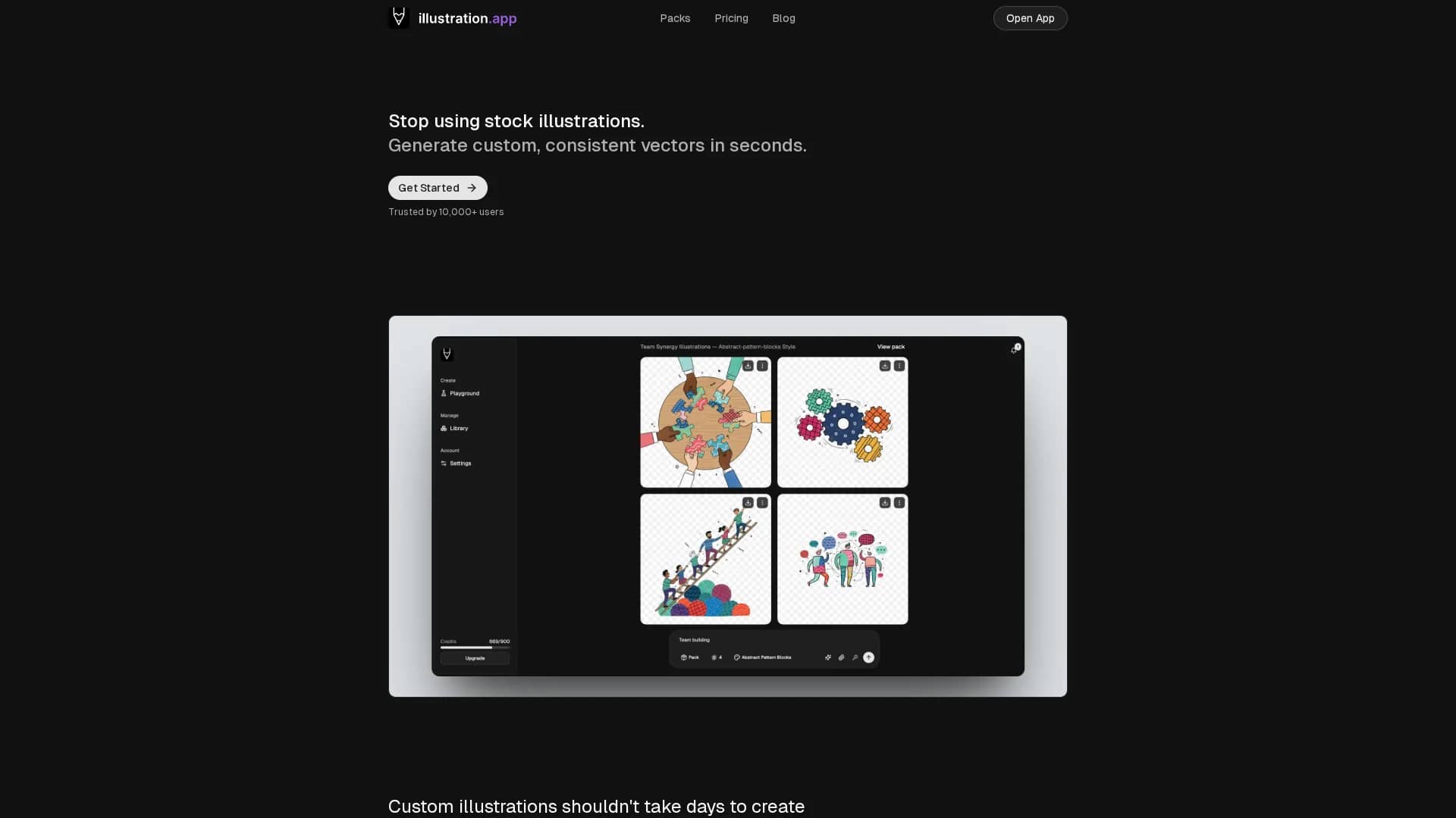 illustraai homepage