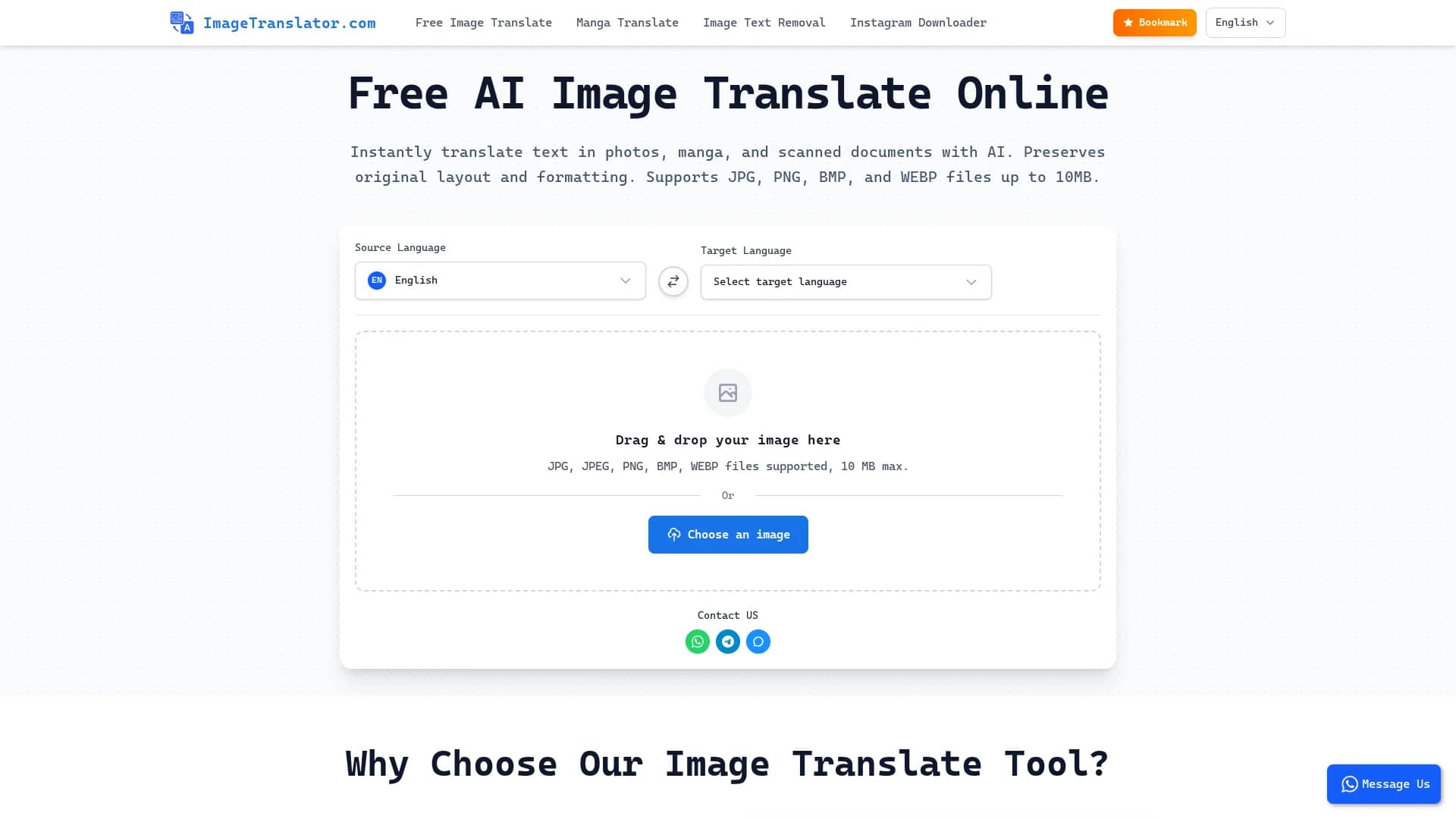 image-translator-com homepage