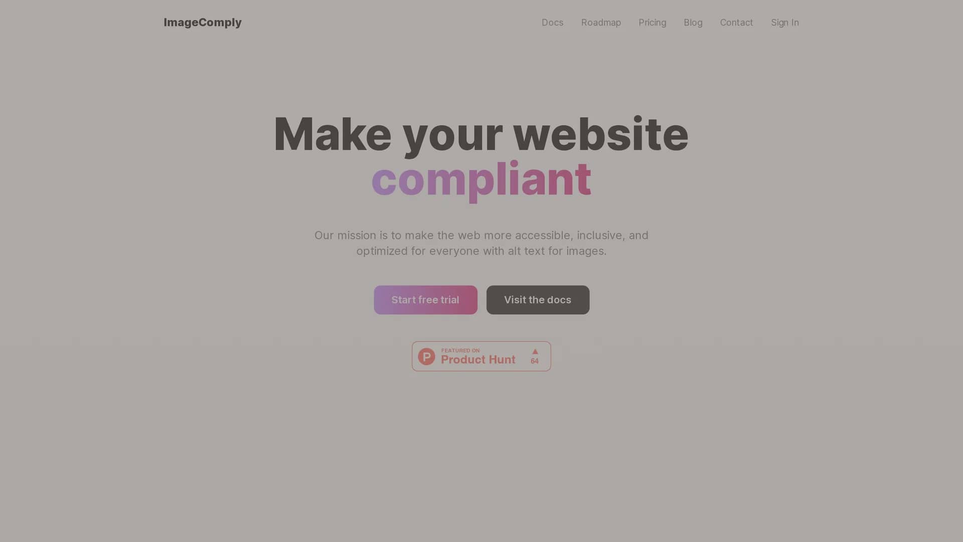 imagecomply homepage