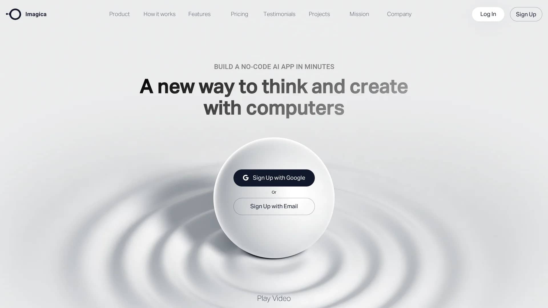 imagica-ai homepage