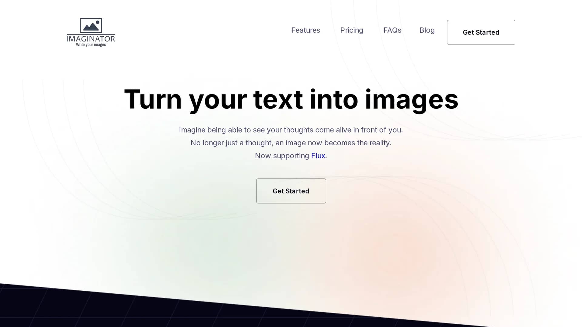 imaginator homepage