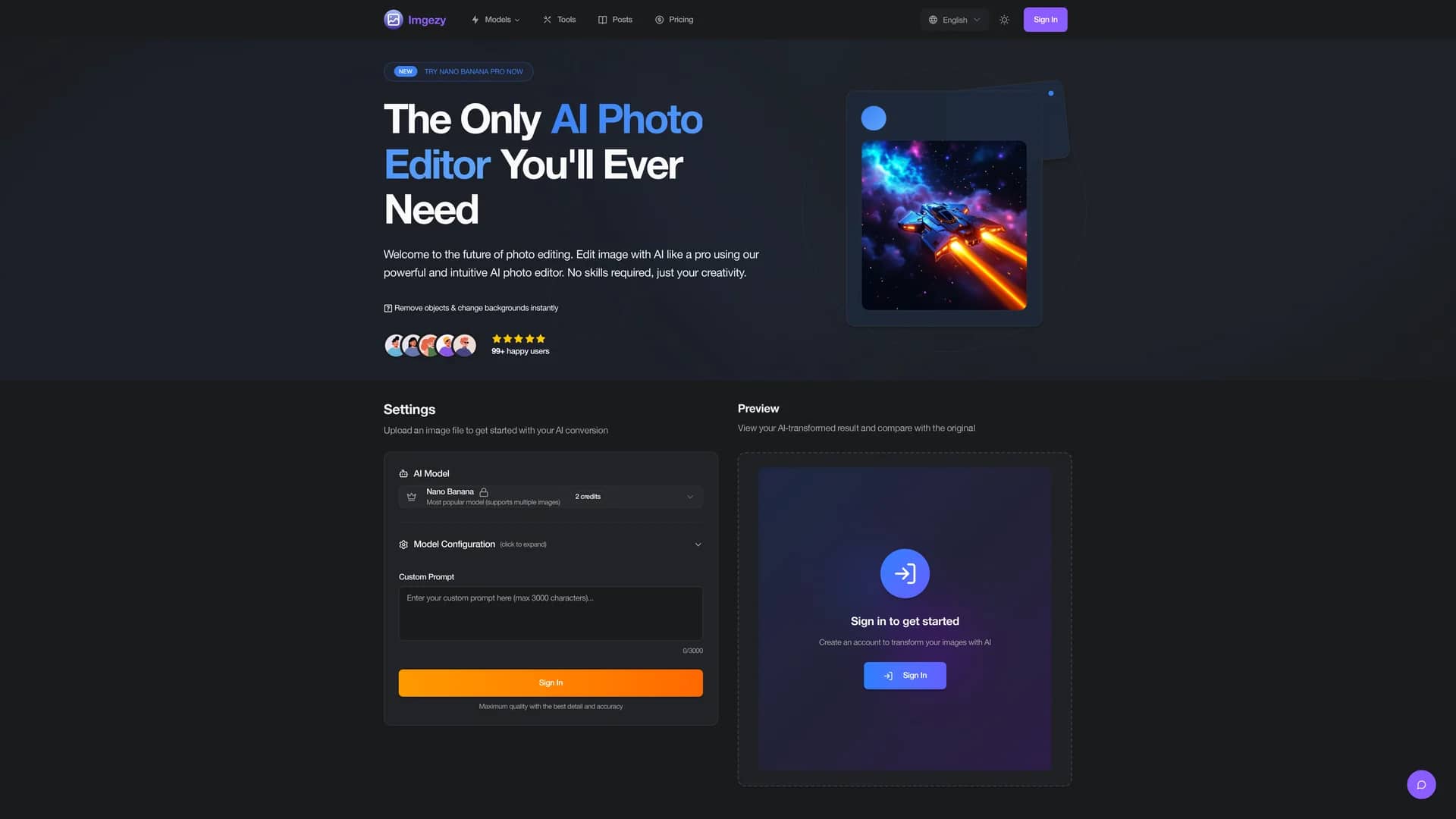 imgezy homepage