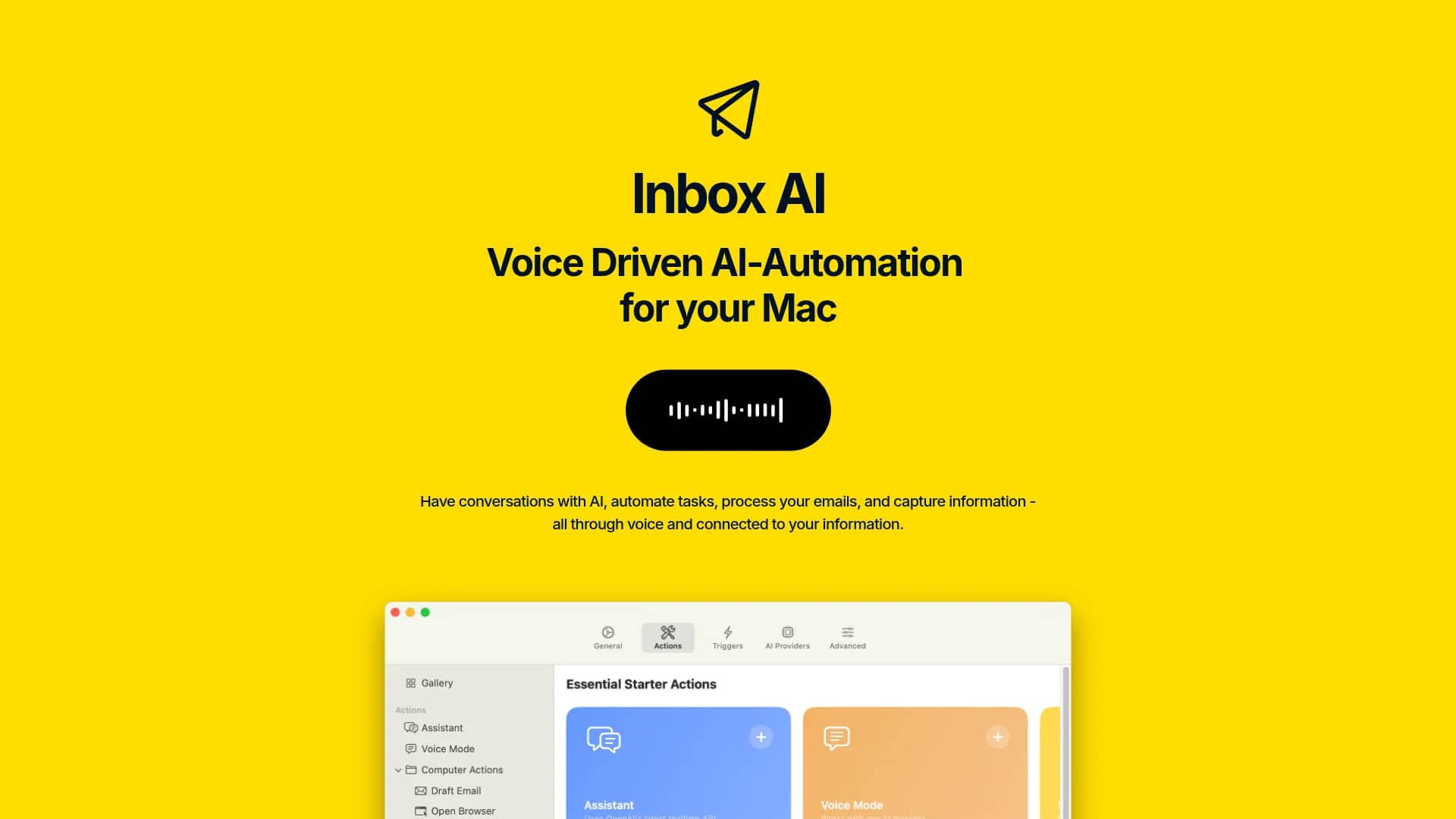 inbox-ai homepage