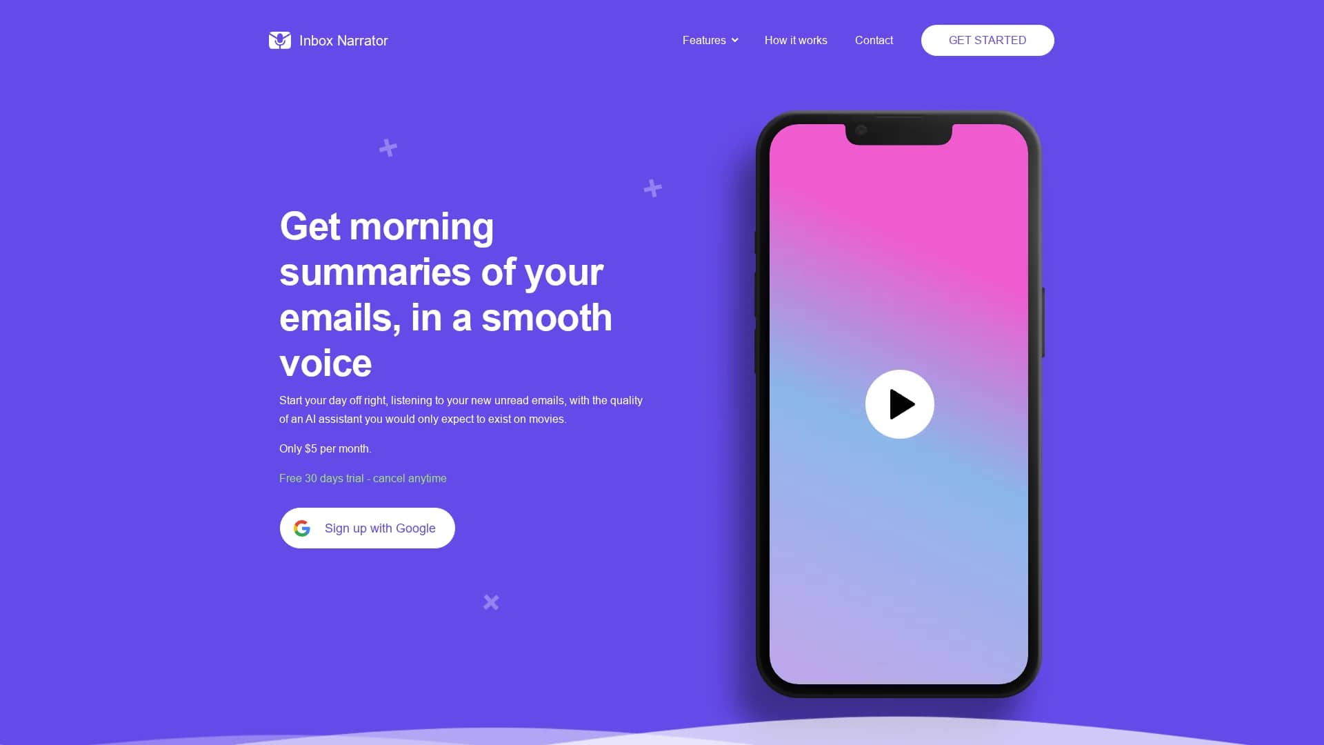 inbox-narrator homepage