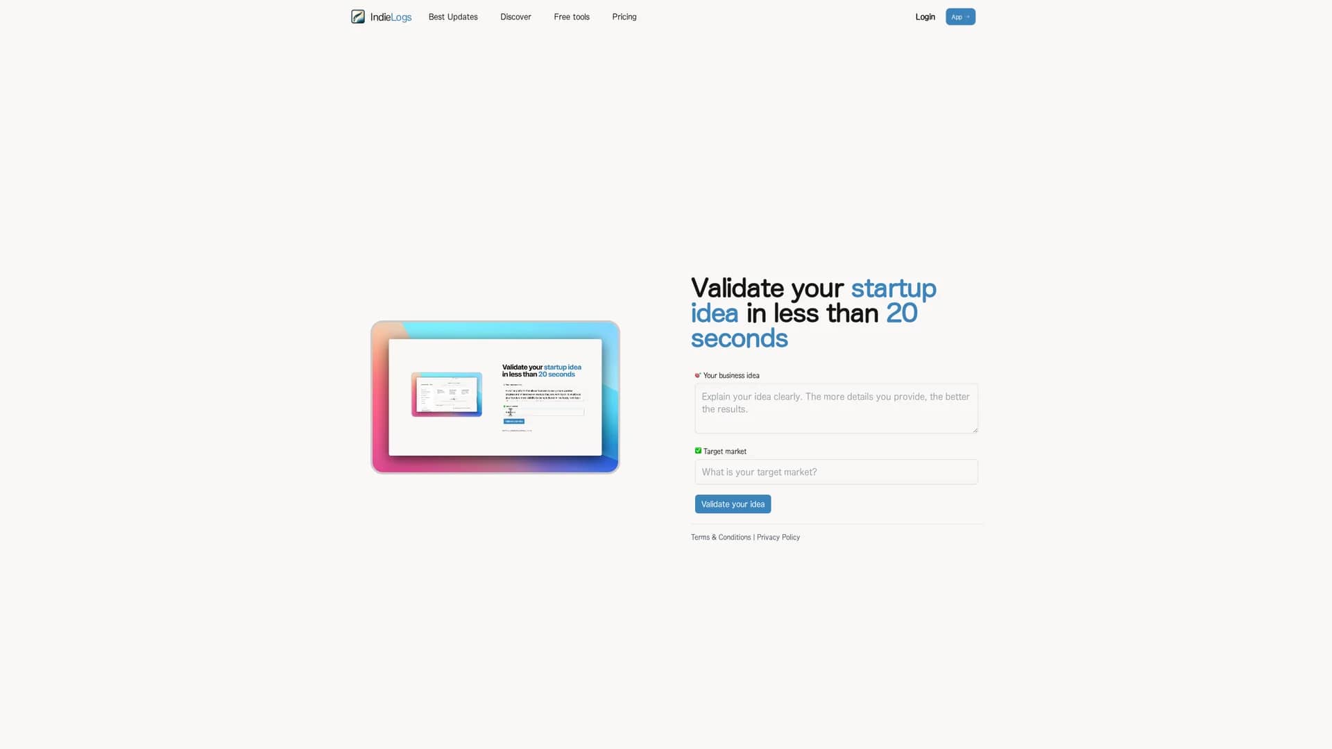 indie-logs homepage