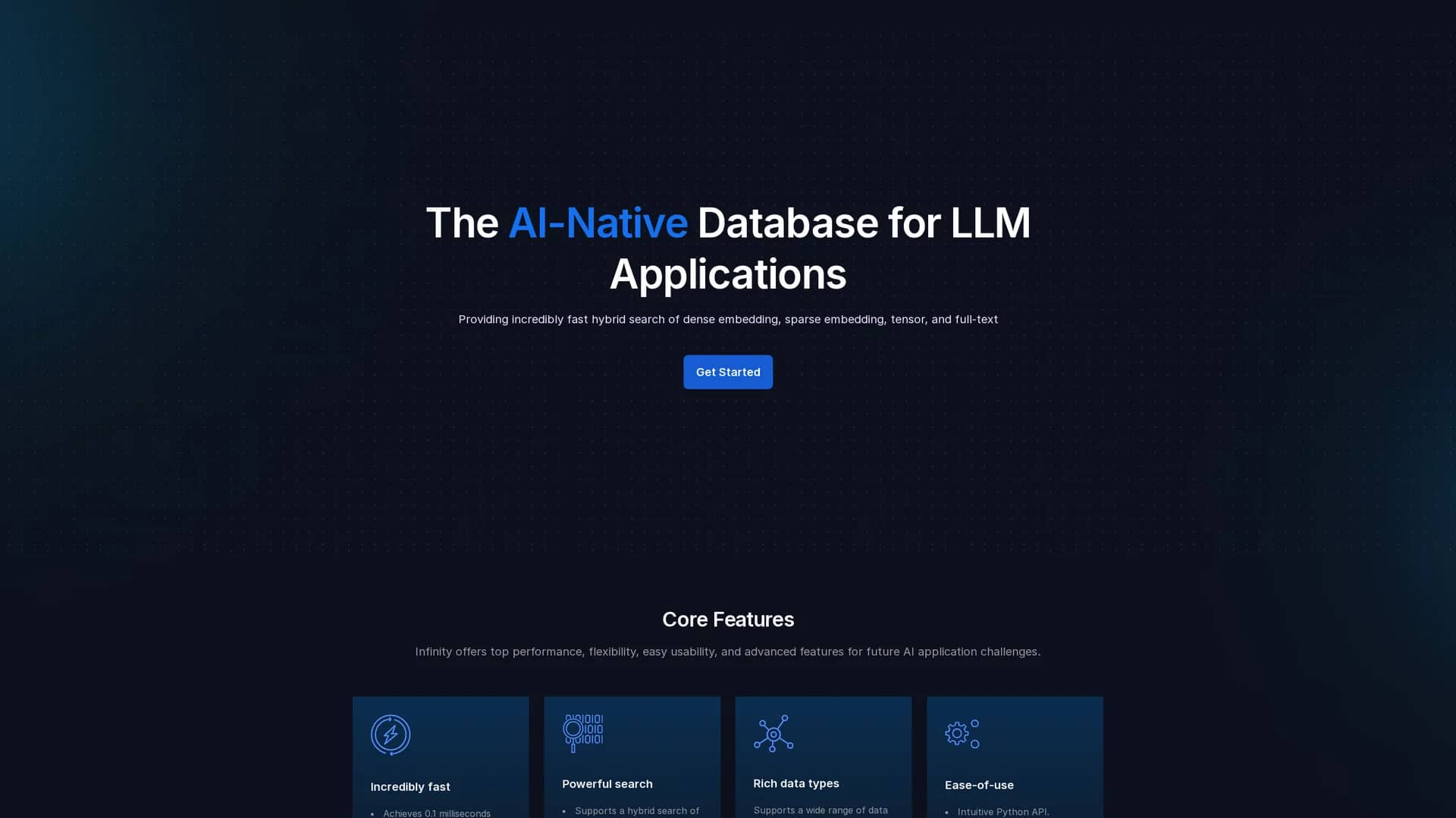infinityflow homepage