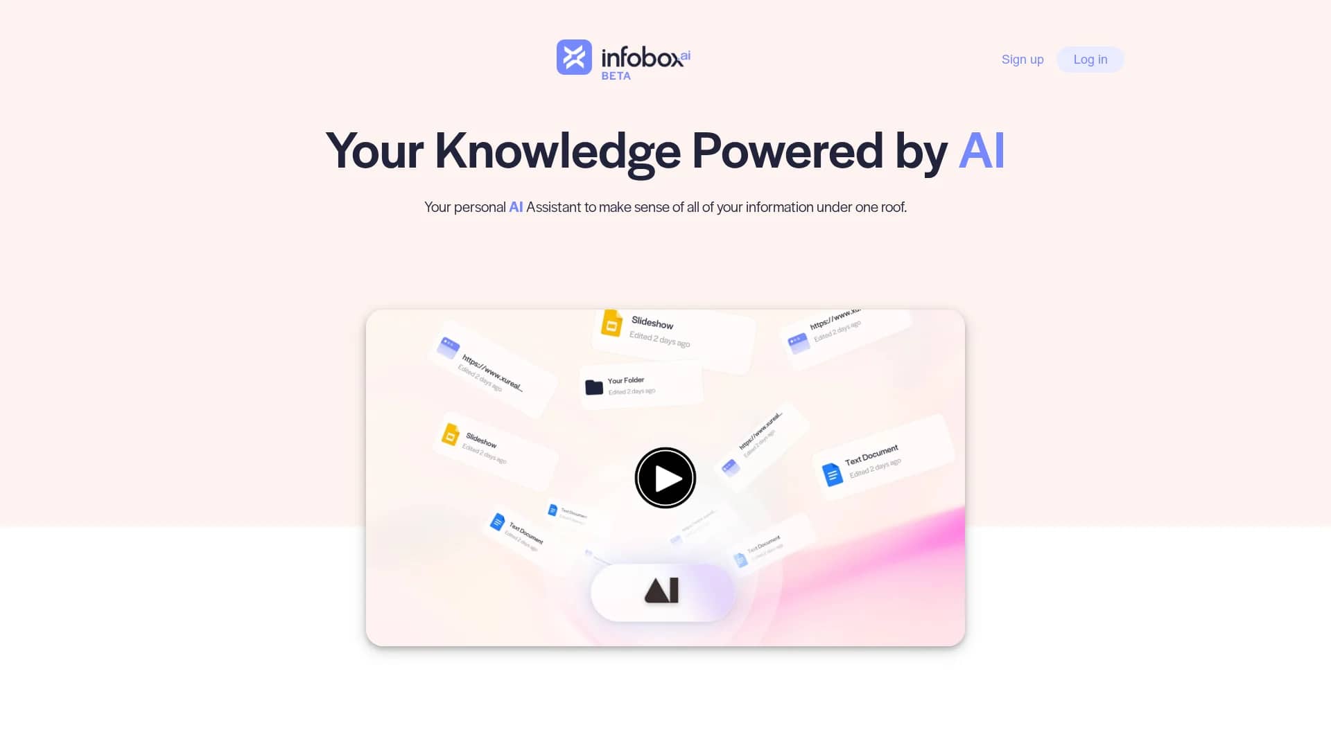 infobox-ai homepage