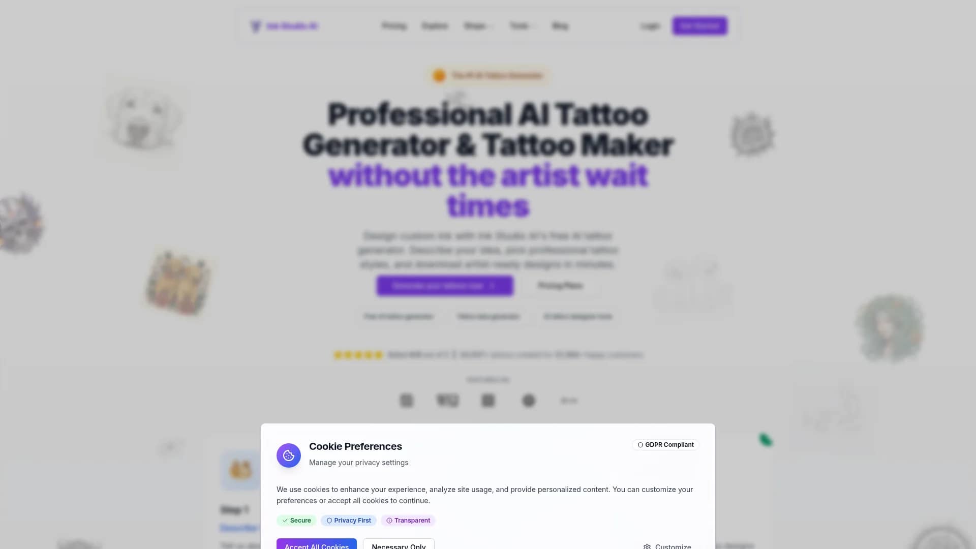 ink-studio-ai homepage