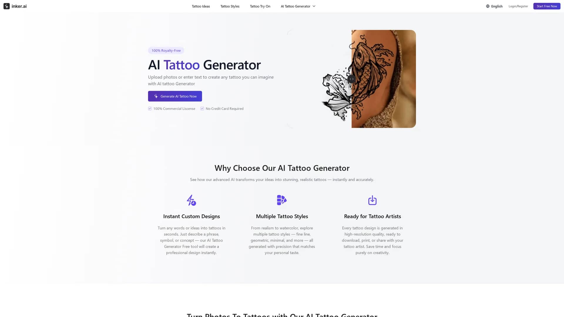 inker-ai homepage